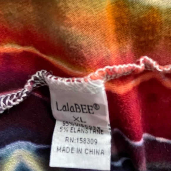 Tie dye long cardigan w/pockets. Sz XL. NWOT - Picture 5 of 5